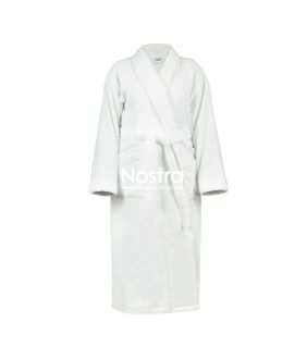 Chalatas VELOUR-430 430 BATHROBE-OPTIC WHITE 430 BATHROBE-OPTIC WHITE