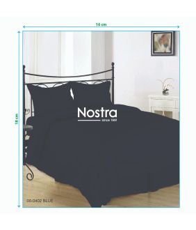 Dyed sateen pillow cases 00-0402-BLUE 00-0402-BLUE