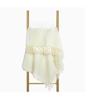 Woolen plaid BOUCLE 80-3321-WHITE 80-3321-WHITE