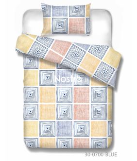 Drobės patalynės komplektas DASIA 30-0700-BLUE 30-0700-BLUE