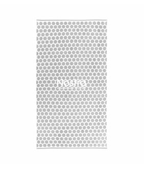 Paplūdimio rankšluostis 500J VELOUR T0201-SILVER GREY T0201-SILVER GREY