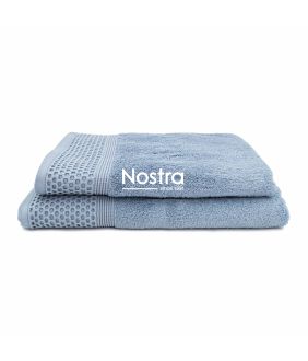 2 dalių rankšluosčių komplektas AURASOFT-600 T0195-DUSTY BLUE T0195-DUSTY BLUE