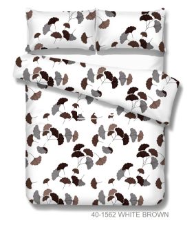 Patalynės komplektas ABSTRAKCIJA 40-1562-WHITE BROWN 40-1562-WHITE BROWN