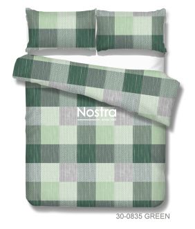 Polycotton bedding set GEOMETRY 30-0835-GREEN 30-0835-GREEN
