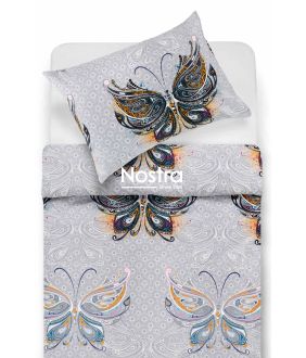 Drobės patalynės komplektas DANIYAH 40-1304-GREY 40-1304-GREY