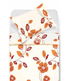 Cotton bedding set DEACON 20-1788-PEACH 20-1788-PEACH