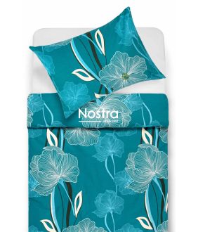 Cotton bedding set DEBORAH 20-1793-PETROL 20-1793-PETROL