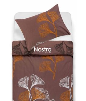 Drobės patalynės komplektas DUANE 40-1499-BROWN 40-1499-BROWN