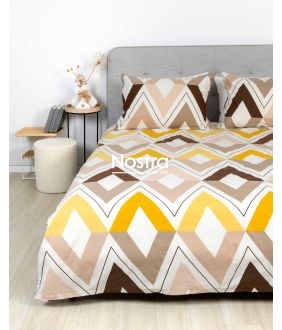 Flannel bedding set BRINLEY 30-0826-BROWN 30-0826-BROWN