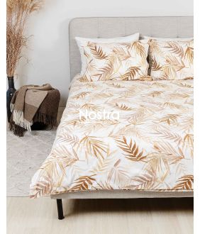 Flannel bedding set BEATRICE 40-1543-BROWN 40-1543-BROWN