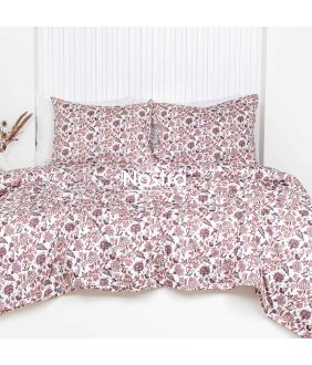 PREMIUM maco sateen bedding set CHAYA 20-1855-RED 20-1855-RED