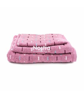 3 dalių rankšluosčių komplektas 550 ZERO TWIST T0207-DUSKY ROSE T0207-DUSKY ROSE