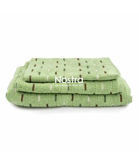 Набор полотенец, 3 шт., 550 ZERO TWIST T0207-TENDRIL GREEN T0207-TENDRIL GREEN