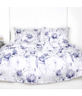 PREMIUM mako satino patalynė CHRIS 20-1856-BLUE 20-1856-BLUE