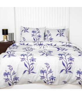 PREMIUM maco sateen bedding set CLEMENTINE 20-1852-BLUE 20-1852-BLUE