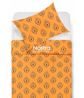 Drobės patalynės komplektas DALIA 40-1466-ORANGE 40-1466-ORANGE
