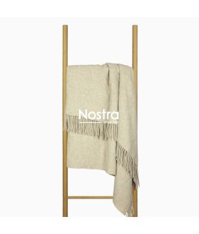 Woolen plaid MERINO-270 DOUBLE FACE-BEIGE DOUBLE FACE-BEIGE