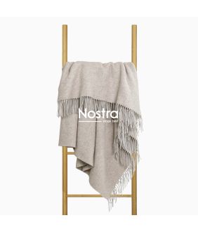 Vilnonis pledas MERINO-270 DOUBLE FACE-LIGHT GREY BEIGE DOUBLE FACE-LIGHT GREY BEIGE