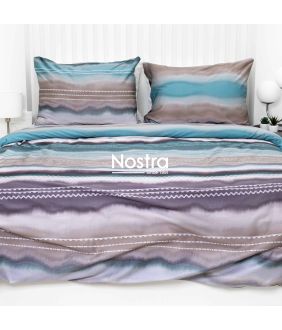 PREMIUM mako satino patalynė CHASITY 40-1574/40-1575-BEIGE BLUE 40-1574/40-1575-BEIGE BLUE