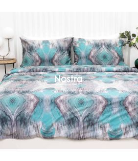 PREMIUM maco sateen bedding set CLOTILDA 40-1571-AQUA 40-1571-AQUA