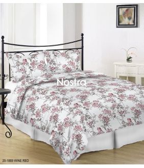 Постельное бельё из сатина ADRIENNA 20-1889-WINE RED 20-1889-WINE RED