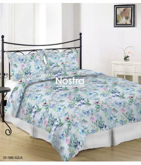 Постельное бельё из сатина ADELIA 20-1886-AQUA 20-1886-AQUA