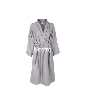 Chalatas BATHROBE WAFFLE CVC-250 LUX 250 BATHROBE KIMONO-LIGHT GREY 250 BATHROBE KIMONO-LIGHT GREY
