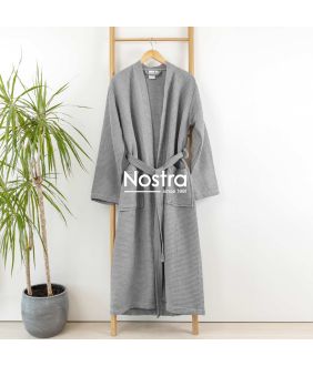 Bathrobe BATHROBE WAFFLE CVC-210 210 BATHROBE KIMONO-STONE GREY 210 BATHROBE KIMONO-STONE GREY